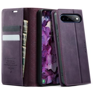 Google Pixel 11 Pro XL Caseme 033 Kalb Textur Brieftasche Hülle mit RFID-Blockierung - lila