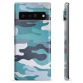 Google Pixel 6 Pro TPU Hülle - Blaue Tarnung