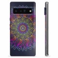Google Pixel 6 Pro TPU Hülle - Buntes Mandala