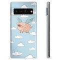 Google Pixel 6 Pro TPU Hülle - Fliegendes Schwein