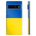 Google Pixel 6 Pro TPU Hülle Ukrainische Flagge - Gelb und Lichtblau