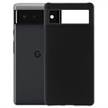 Google Pixel 6 Gummierte Kunststoff Hülle - Schwarz