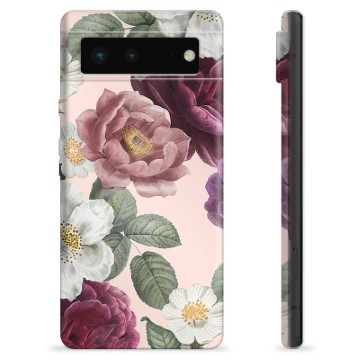 Google Pixel 6 TPU Hülle - Romantische Blumen