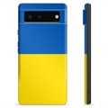 Google Pixel 6 TPU Hülle Ukrainische Flagge - Gelb und Lichtblau