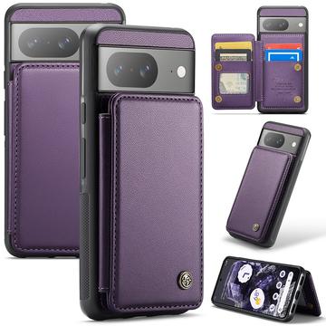 Google Pixel 8 Caseme C22 Hülle RFID Kartenetui - Lila