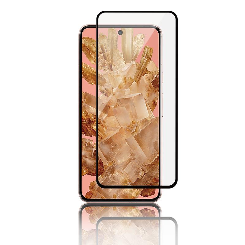 Google Pixel 8 Panzer Premium FullFit Panzerglas 9H Schwarz