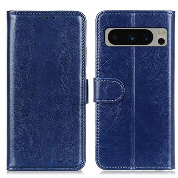 Google Pixel 8 Pro Wallet Hülle mit Magnetverschluss - Blau