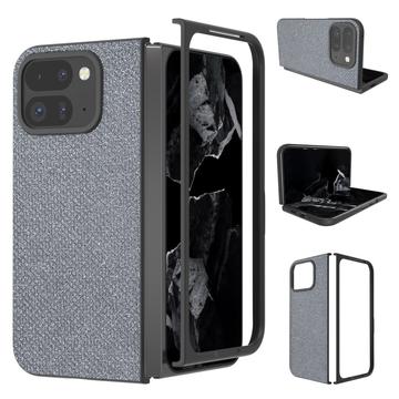Google Pixel 9 Pro Fold Strass Textur Hybrid Hülle - Grau