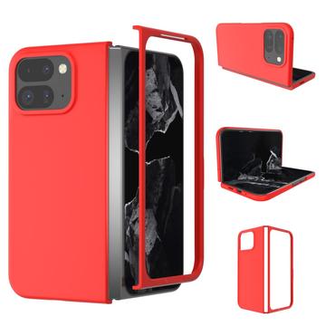 Google Pixel 9 Pro Fold Gummierte Kunststoff Hülle - Rot