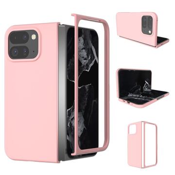 Google Pixel 9 Pro Fold Gummierte Kunststoff Hülle - Rosa