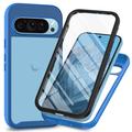 Google Pixel 9 Pro XL 360 Schutz Hülle - Blau / Durchsichtig