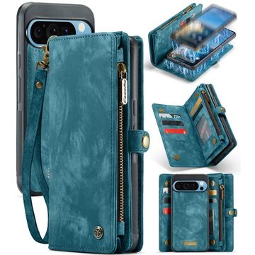 Google Pixel 9 Pro XL Caseme 008 2-in-1 Multifunktions Wallet Hülle - Blau