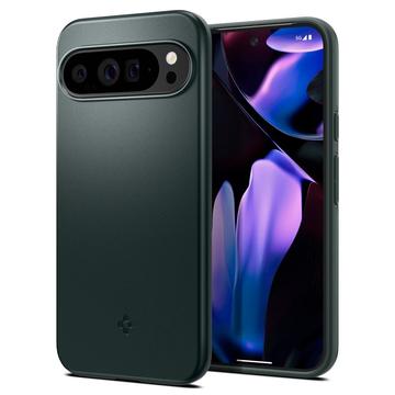 Google Pixel 9 Pro XL Spigen Thin Fit Hybrid Hülle - Dunkel Grün