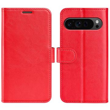 Google Pixel 9 Pro XL Wallet Schutzhülle mit Magnetverschluss - Rot