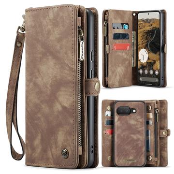 Google Pixel 9a Caseme 008 2-in-1 Multifunktions Wallet Hülle - Braun