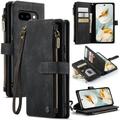 Google Pixel 9a Caseme C30 Multifunktions Wallet Hülle - Schwarz