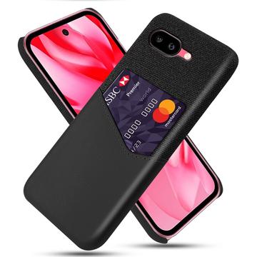Google Pixel 9a KSQ Hülle mit Kartenhalter - Schwarz