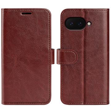 Google Pixel 9a Wallet Schutzhülle mit Magnetverschluss - braun