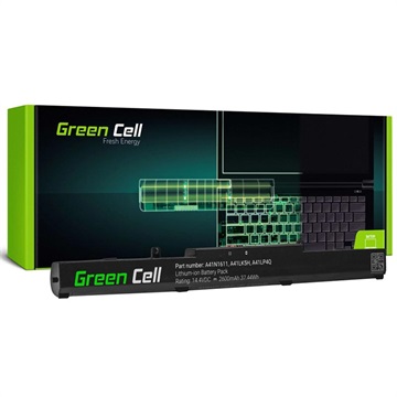 Green Cell Akku - Asus FX53, FX553, FX753, ROG Strix - 2600mAh