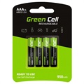 Green Cell HR03 Aufladbare AAA Batterien - 950mAh - 1x4