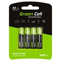 Green Cell HR6 Aufladbare AA Batterien - 2600mAh - 1x4