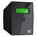 Green Cell PowerProof USV mit 2x AC Steckdosen, 1x USB-B, 2x RJ11 - 600VA/360W