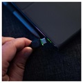 Green Cell Ray Schnell USB-C Kabel mit LED Licht - 1.2m