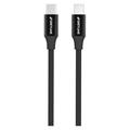 GreyLime 60W Geflochtenes USB-C / USB-C Kabel - 2m - Schwarz