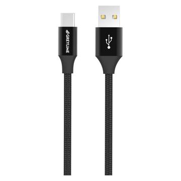 GreyLime Geflochtenes USB-A / USB-C-Kabel - 1m