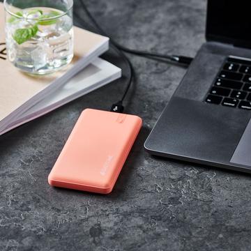 GreyLime Ocean Power Bank - 10000mAh, 10.5W - Korallenrot