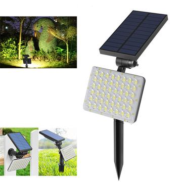 Erdspieß-Solarleuchte mit 62 LEDs - Warmes Licht