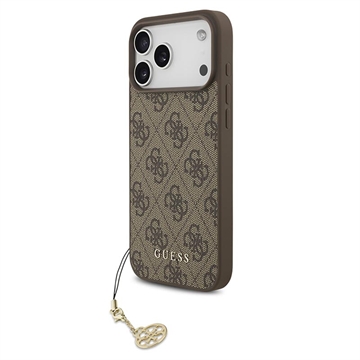 iPhone 17 Pro Max Guess 4G Charm Hybrid Hülle - MagSafe-kompatibel