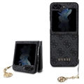 Samsung Galaxy Z Flip5 Guess 4G Charms Collection Hybrid Case - Grau