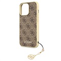 Guess 4G Charms Collection iPhone 13 Pro Max Hybrid Case - Braun