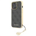 Guess 4G Charms Collection iPhone 13 Pro Max Hybrid Case - Grau
