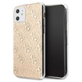 Guess 4G Glitter Collection iPhone 11 Hülle - Gold