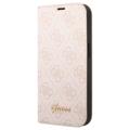 Guess 4G Metal Gold Logo Samsung Galaxy S22 5G Flip Hülle - Grau