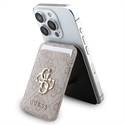Guess 4G Metall-Logo-Kartenhalter mit Ständer - MagSafe-kompatibel - Pink