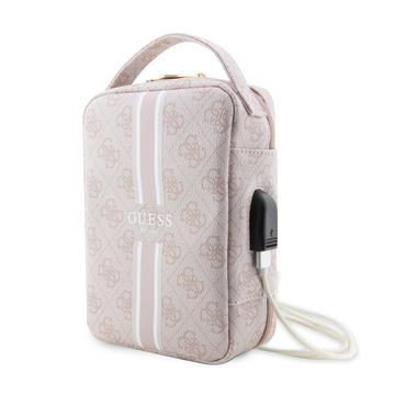 Guess 4G Gedruckte Streifen Universal Reisetasche - Rosa