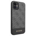 Guess 4G Stripe iPhone 11 Hybrid Hülle - Grau