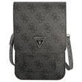 Guess 4G Triangle Logo Smartphone Schultertasche - Schwarz