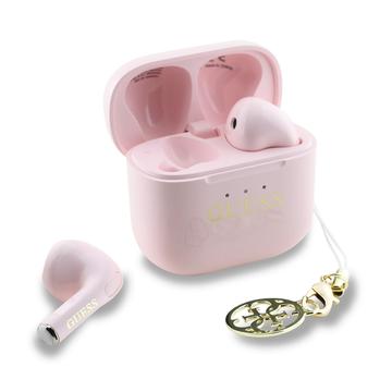 Guess Charm True Wireless Ohrhörer mit Glanzeffekt und klassischem Logoaufdruck
