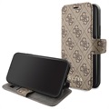 Guess Charms Collection 4G iPhone 11 Bookcase - Braun