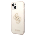 Guess Glitter 4G Big Logo iPhone 13 Hybrid Hülle - Gold