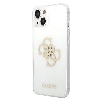 Guess Glitter 4G Big Logo iPhone 13 Hybrid Hülle - Gold