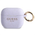 Guess Glitter AirPods 3 Silikonhülle - Purpur