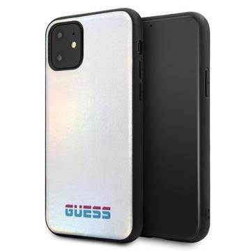 iPhone 11 Pro Max Guess Iridescent Collection Hülle - Silber