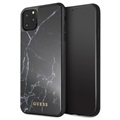 Guess Marble Collection iPhone 11 Pro Max Hybrid Hülle - Schwarz