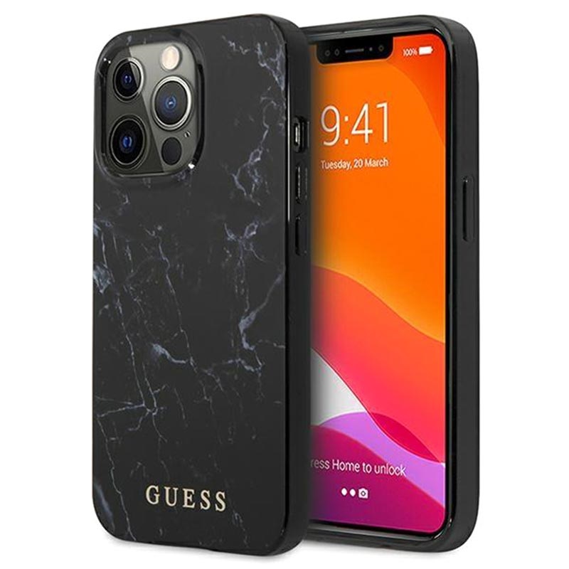 Guess Marble Collection Iphone 13 Pro Max Hybrid Hulle Guess Marble Collection Iphone 13 Pro Max Hybrid Hulle