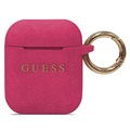Guess AirPods / AirPods 2 Silikonhülle - Hot Pink